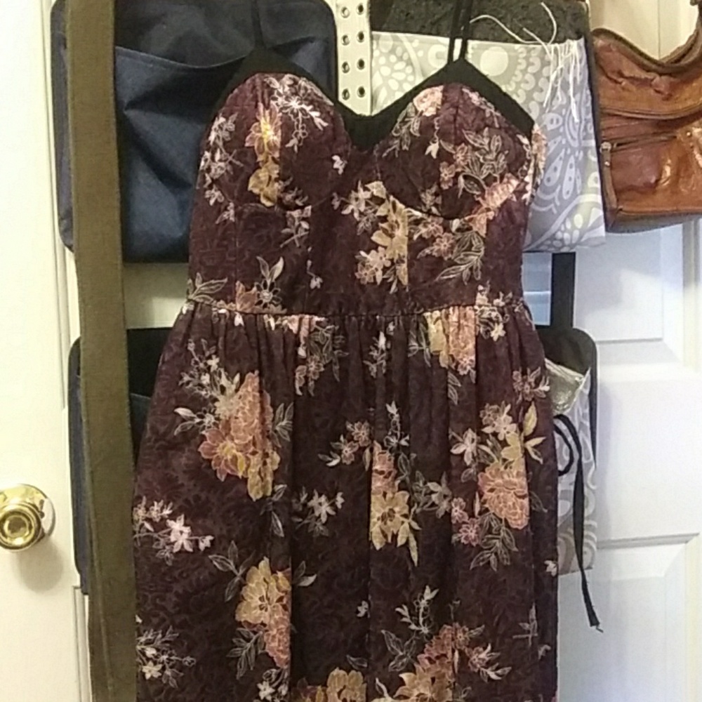 Velvet dress.